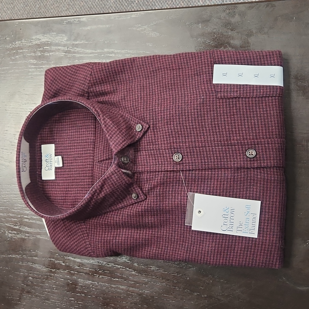 Croft and Barrow Men's XL flannel